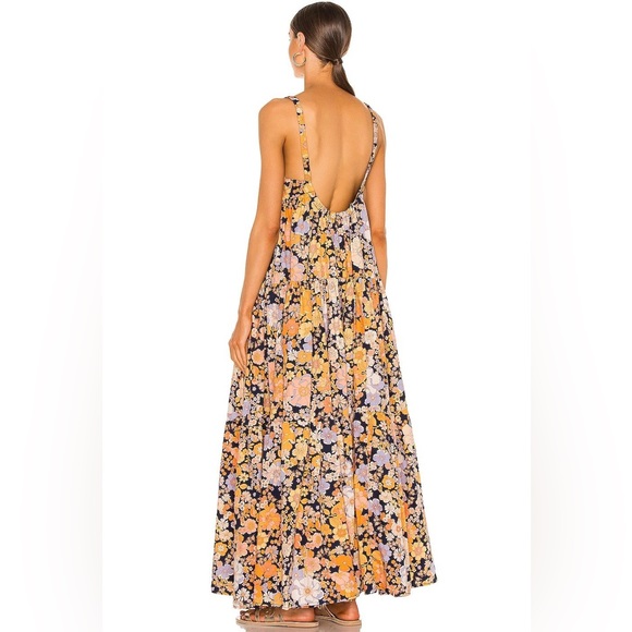 Free People Park Slope Maxi Floral Bobo 70’s Dress - Picture 5 of 16